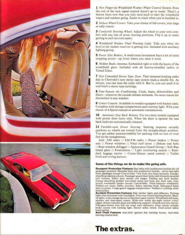 1970 Chev Chevelle Canadian Brochure Page 4